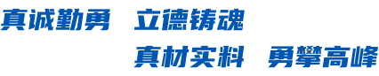 真诚勤勇,立德铸魂,真材实料,勇攀高峰